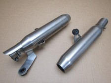 Coppia silenziatori di scarico Triumph Bonneville Street Twin 2018 25.936 miglia (15592)