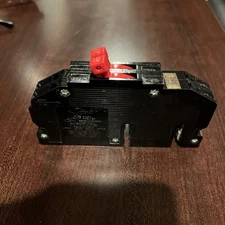 Zinsco Two Pole 20Amp 120/240 Volt Circuit Breaker Type RC-38, Used