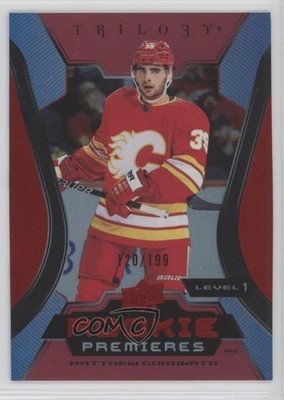 2023 Upper Deck Trilogy Common Rookies Red /199 Matthew Coronato Rookie RC 2vh