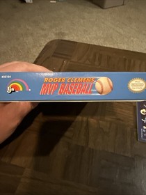 Nintendo NES Roger Clemens MVP Baseball Box & Instruction Manual Only NO GAME!!