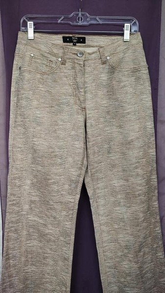 Women MCM Trousers Black Cotton 38 / M / 46