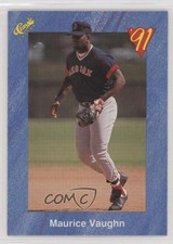 1991 Classic Update Blue Travel Edition Mo Vaughn #T24 2e7