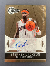 Stephen Jackson 2010-11 Panini Totally Certified Gold Signatures #8 Auto /25