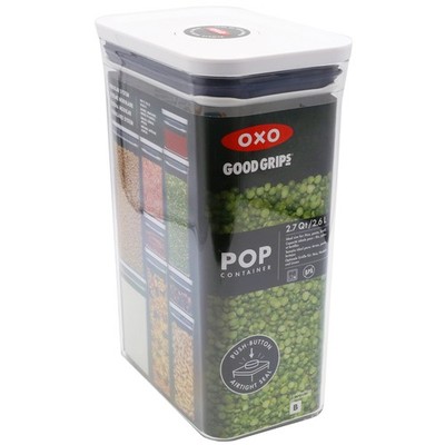 OXO Frischhaltedose luftdicht 2,6L rechteckig Popbehälter 16x24x10cm
