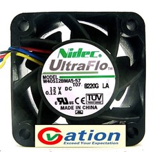 FOR W40S12BMA5-57 40x40x28mm 12V 0.12A Super Micro server cooling fan *vv
