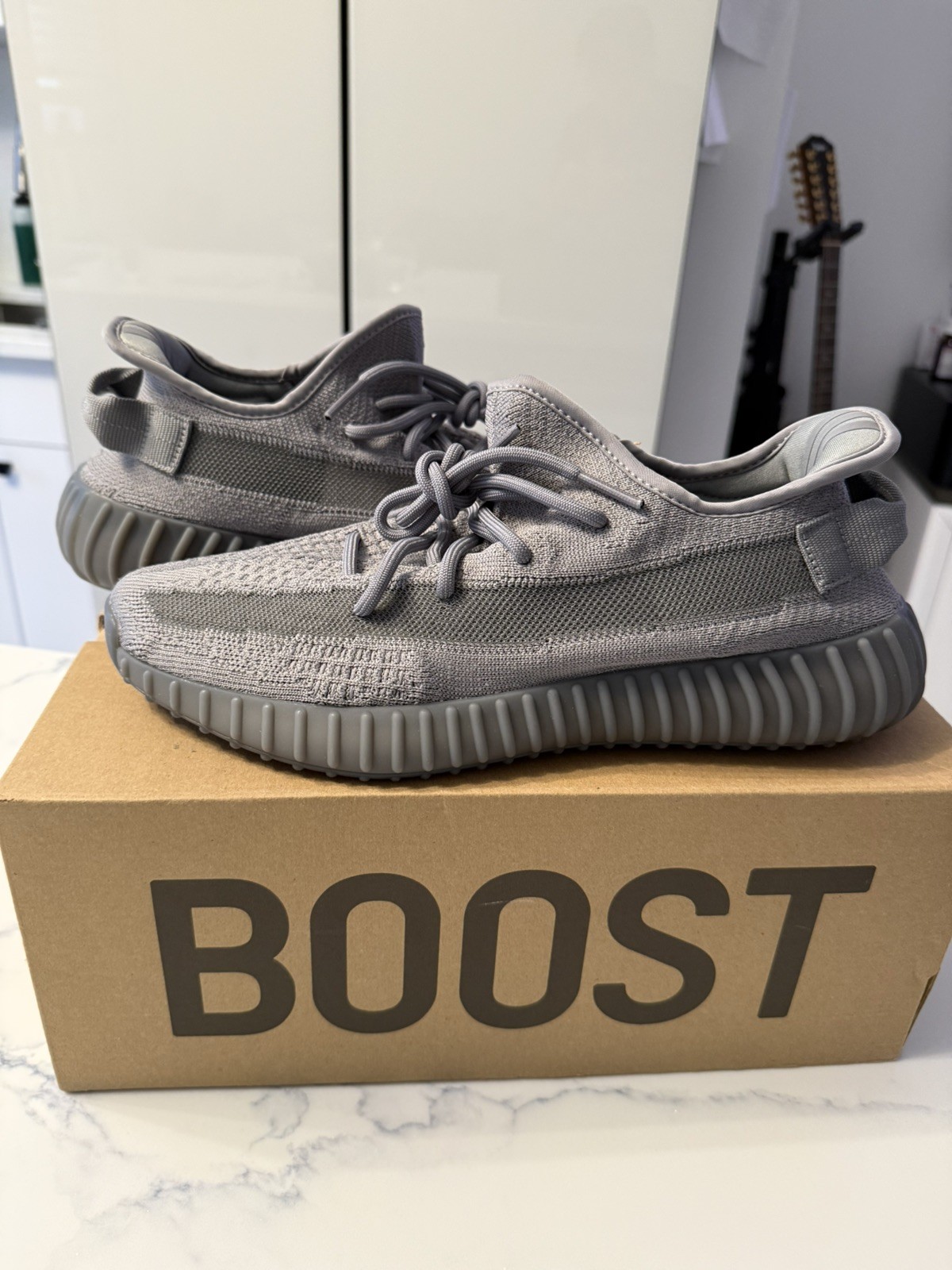 adidas Yeezy Boost 350 V2 Men's Sneakers Steel Gray, Size US 10 NEW DS