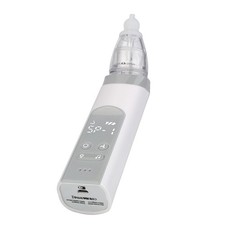 Electric Baby Nasal Aspirator 3 Tips 3 Suction Levels Light Music White