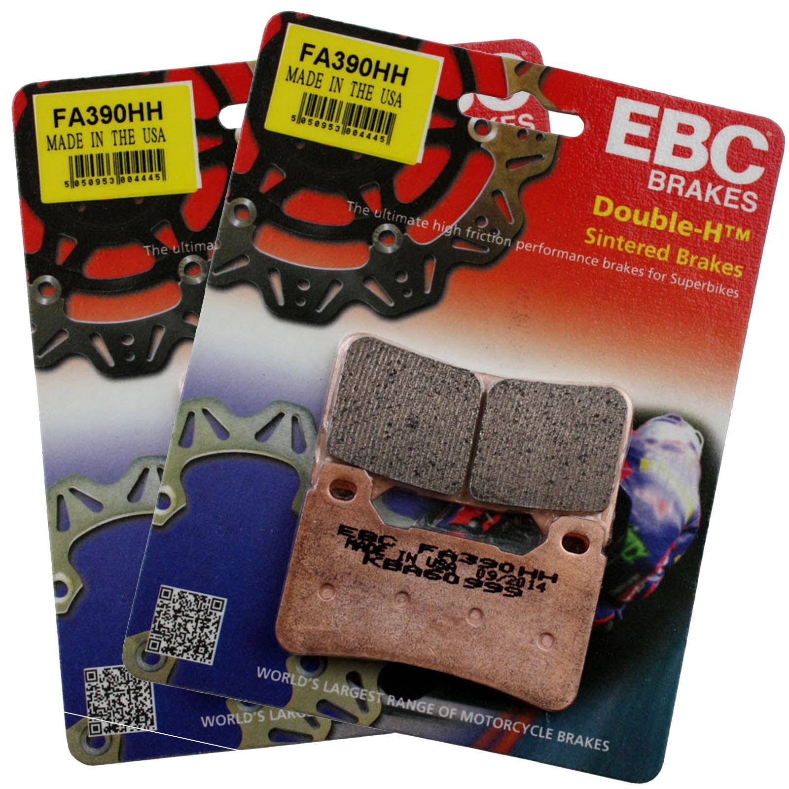 EBC FA390HH Sintered Brake Pads X2 for Honda CBR1000RR 12-16