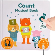 Number Book for Toddlers 1-3 - Learn to Count 1 2 3 Musical Books for , Inter...