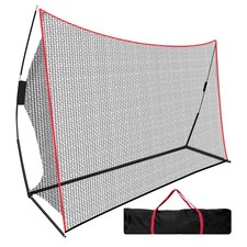 10x7 ft Heavy Duty Golf Practice Net, Hitting Net w/ Balls Tees Carry Bag
