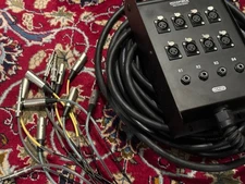 12 channel 50ft snake and stage box - 8 XLR x 4 TRS - Monoprice 604120 