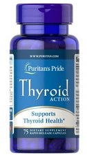 Puritan's Pride Thyroid Action-75   Rapid Release Capsules