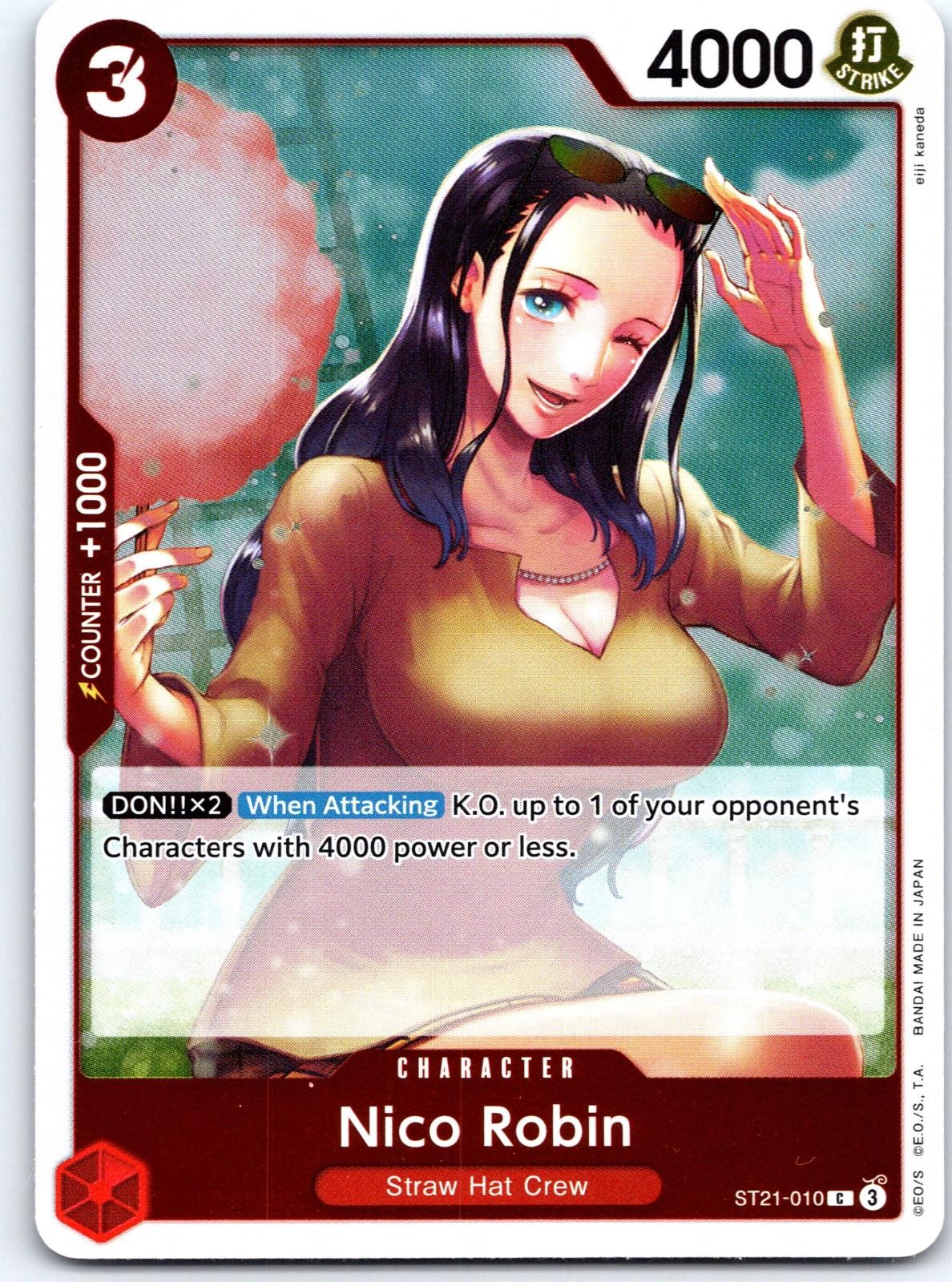 Nico Robin ST21-010 Common Starter Deck EX: Gear 5 One Piece Foil NM
