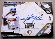 Topps Diamond Icons Auto Adrian Beltre DIA-AB /25 Rangers 2024