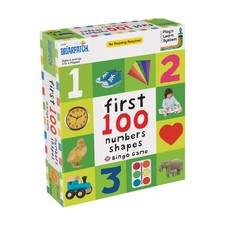 New - Briarpatch First 100 Numbers Shapes Bingo Game - Ages 2  2-4 players