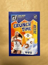 2025 Panini Donruss WNBA Angel Reese Crunch Time Blue Parallel SP #7 Chicago Sky