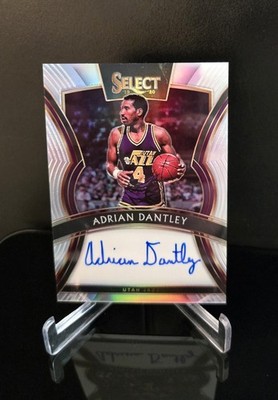 #'d/199 AUTO   ADRIAN DANTLEY SP 2019-20 Panini Select Silver Signature Prizm