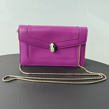 Bvlgari Serpenti Purple Small Shoulder Bag Go...