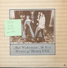 Rick Wakeman The Six Wives Of Henry VIII Vinyl Record LP VG/VG AMLH64361 1973