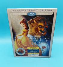 Beauty and the Beast 25th Anniversary Edition Blu Ray/DVD - Includes Slipcover