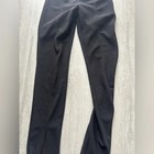 Adika Black Flared Leggings v bottom cut — photo 2