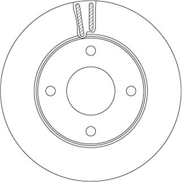 2X Trw Bremsscheiben 257Mm BelÜFtet Vorne Passend FÜR Nissan Evalia NV200 |-image