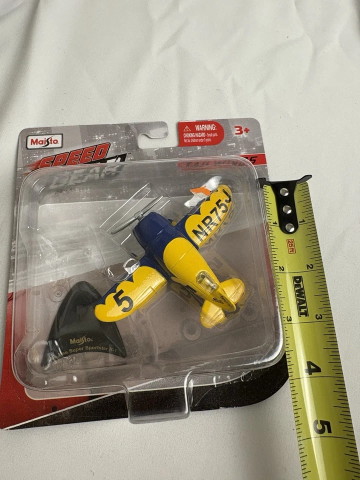 NEW Maisto Gee Bee Super Sportster R-1 aircraft Tailwinds Unboxed - Image 3 of 3