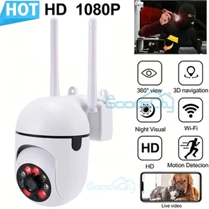 Camara De Seguridad Wifi Inalambrica Para Casas Con Sensor De Movimiento y Audio