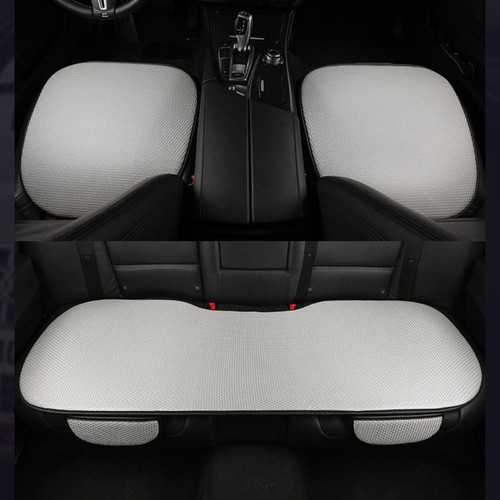 Solid Color Car Seat Cushion Breathable Front/Rear Auto Seat Pad Four Seasons - Picture 7 of 20