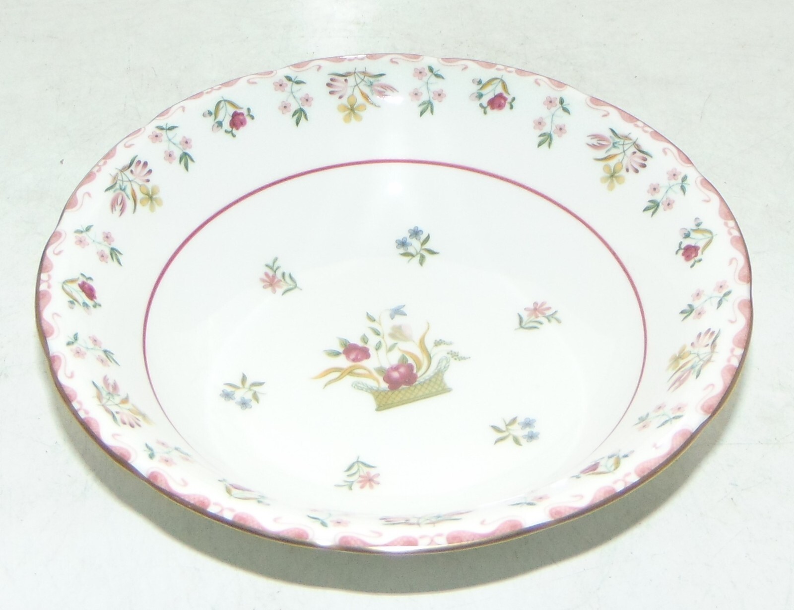 Wedgwood Bone China Bianca R4499 Pattern 6 x Cereal Bowls 15.5cm 1990s