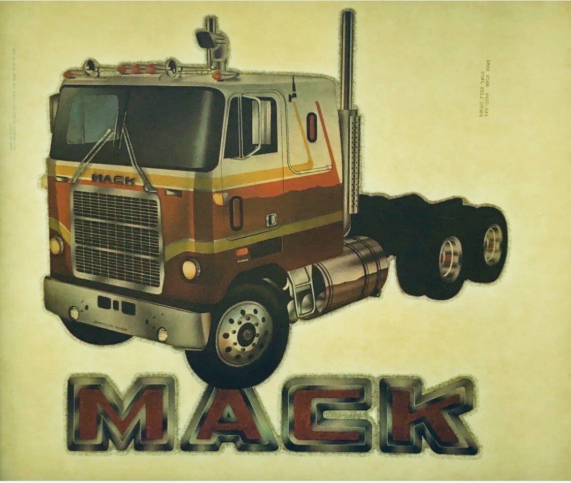 Original Vintage Mack Truck Iron On Transfer | eBay