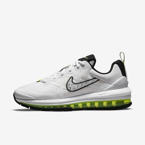 Nike Air Max Genome Shoes Men's Sneakers White/Black/Volt DB0249-100 US 7-12  | eBay