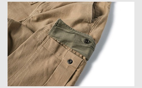 NON STOCK Men Military M64 Khaki Cargo Pants Motorcycle Riding Breeches Trousers - Picture 12 of 18