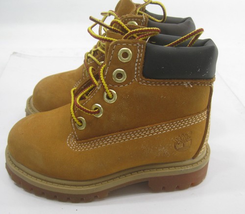 Timberland 12809 Classic Boot BROWN LACE UP TODDLER size 6 - Picture 7 of 17