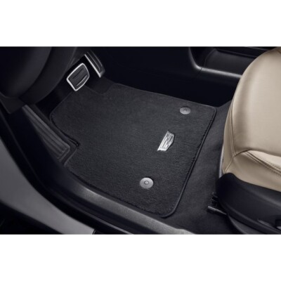 2020-2025 Cadillac XT6 Front 2nd 3rd Row Carpet Mat Package Jet Black OEM GM