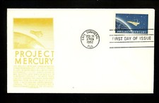 US FDC #1193 Anderson M-2 1962 Cape Canaveral FL Mercury Space Orbit John Glenn