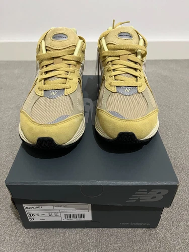 New Balance 2002R Auralee Yellow Beige UK 10 US 10.5 Brand New