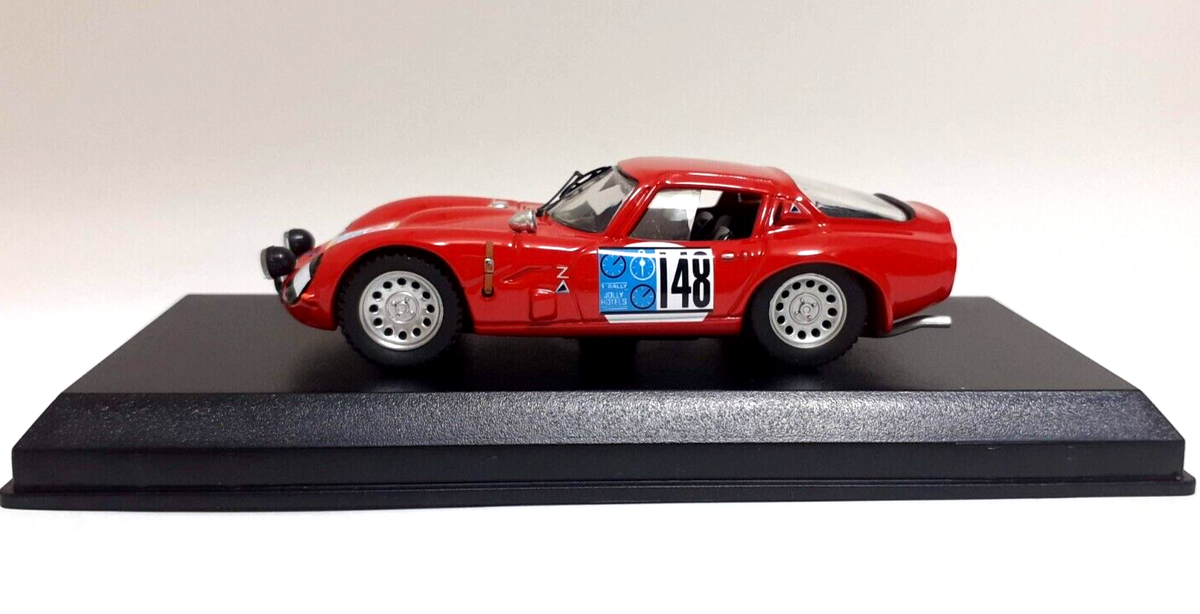 ALFA ROMEO TZ2 #148 Pergusa Jolly Hotel Rally 1965 1/43 BEST MODEL