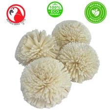 3344 Pk4 Sola Spike Ball Foot Talon Craft Part Bird Toys Natural Foraging Chew