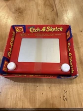 Vintage Original Ohio Art 505 Etch A Sketch Magic Screen Toy Red NIB Not Working