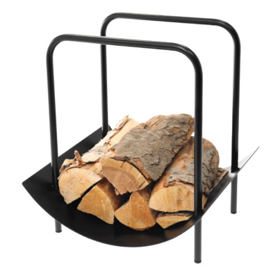 Kaminholzlege Holzlege Loft Fabrik Kamin Brennholz Holz Regal Deko Roco Black