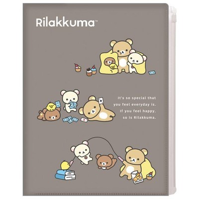 ''Basic Rilakkuma Favorite Things'' 6-pocket Folder