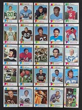 1973 Topps Football Starter Set 25 Cards