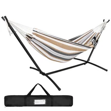 Hammock with Stand for 2 person with Carrying case Use  Outdoor Patio Portable