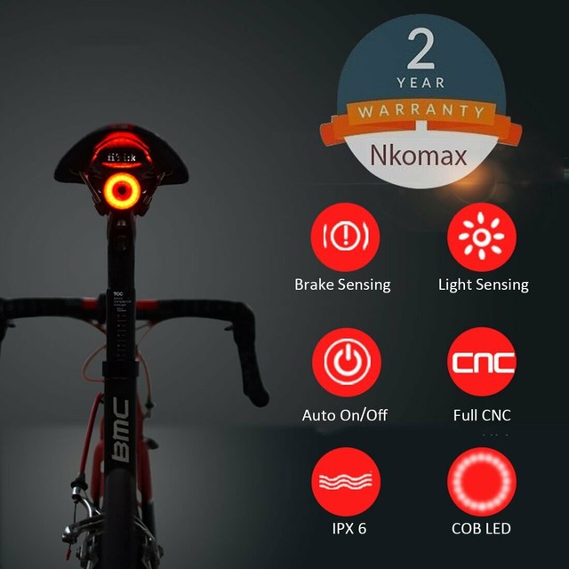 Nkomax Smart Bike Tail Light Ultra 