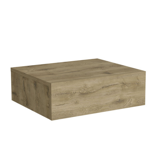 AS Floating Nightstand 5"H, Modern Wall-Mounted Bedside Shelf with Drawer - Picture 3 of 6