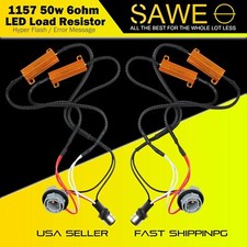 2 X 1157 Led Turn Signal Load Resistor Adapter Anti Hyper Flash Error Canceler 2 X 1157 Led Turn Signal Load Resistor Adapter Anti Hyper Flash Error Canceler