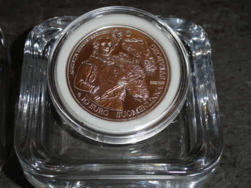 limited 100 pieces: NUMBERED 10 Euro SILVER COIN "Baroque + Rococo" Finland - Picture 1 of 7