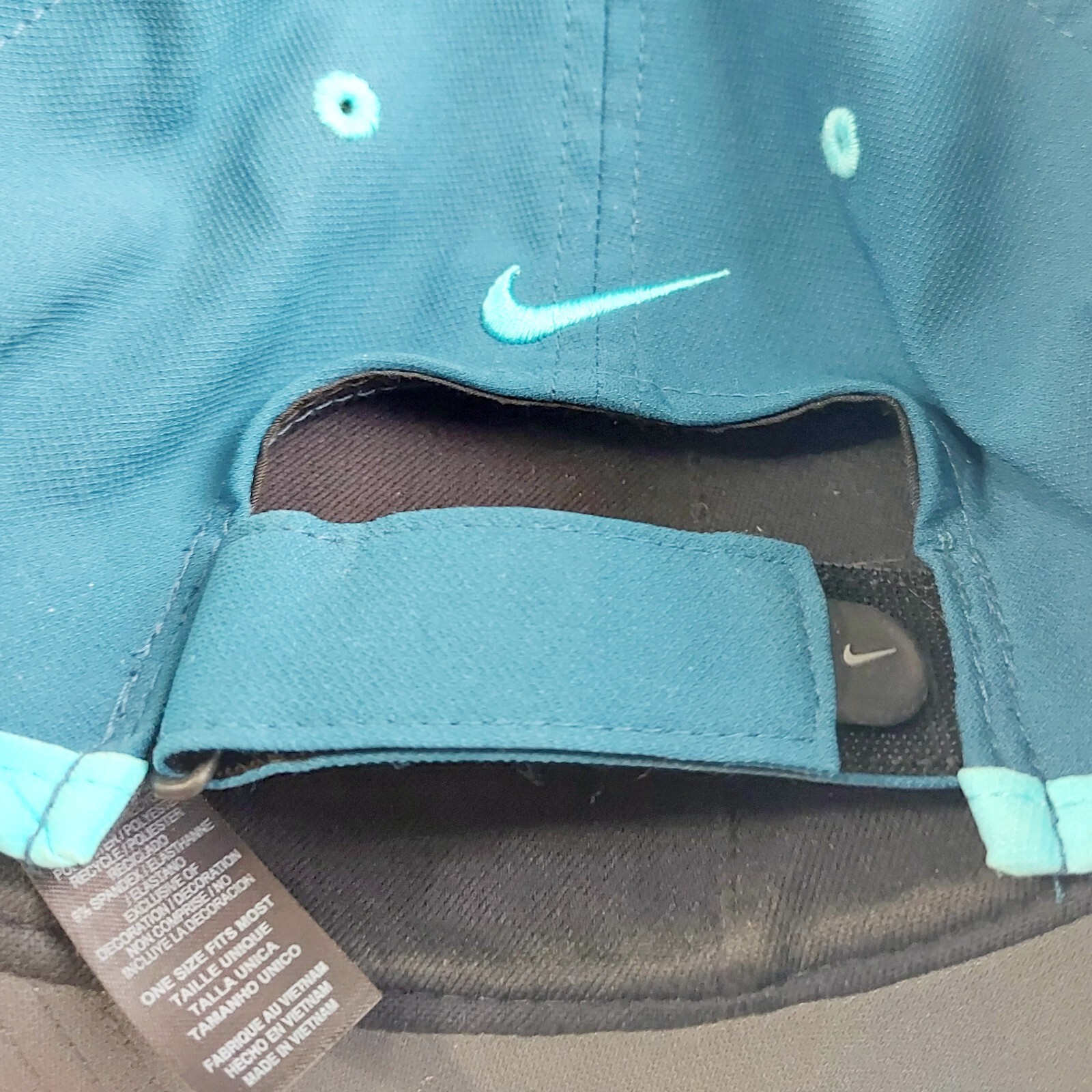 Nike Golf Performance Hat Cap Adjustable Blue Cen… - image 7