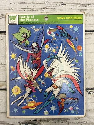 VTG 1979 Battle Of The Planets Whitman Frame-Tray Puzzle Sandy Frank Made In USA